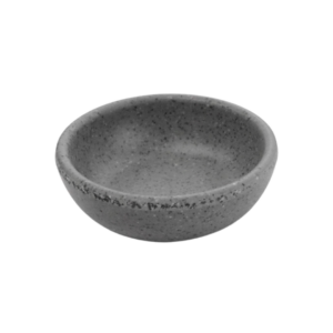 SALSERO REDONDA 7 CM MELAMINA GRIS