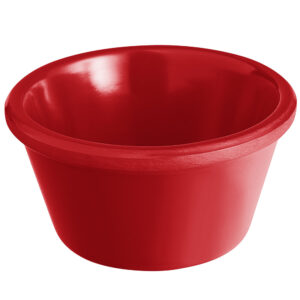 COPA RAMEKIN 4 Oz COLOR ROJO (PRECIO POR 12 PIEZAS)