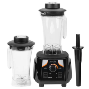 LICUADORA AVAMIX BX2000V 3 1/2 HP USO COMERCIAL CONTROL DE PERILLA Y DOS VASO DE POLICARBONATO DE 64 oz.