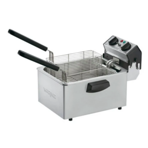 FREIDORA ELECTRICA 8.5 lb (4.2 lts) WDF75RC, MARCA WARING, HASTA 370 GRADOS F, 120 Volts, 2700 W (LIGHT DUTY)