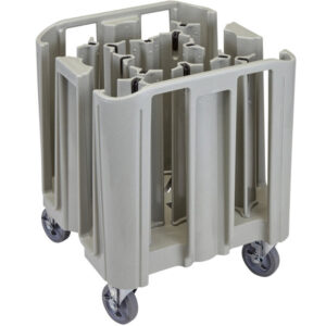 CARRO PARA TRANSPORTE DE PLATOS AJUSTABLE CAPACIDAD DE HASTA 1,120 PLATOS DE 11.7 CM A 13.97 CM MOD. ADCSC12PKG480 CAMBRO