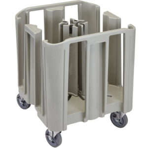CARRO PARA TRANSPORTE DE PLATOS AJUSTABLE CAPACIDAD DE HASTA 350 PLATOS DE 23.4 CM A 30.4 CM MOD. ADCSC480 CAMBRO