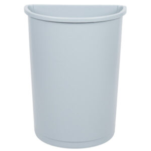 CONTENEDOR DE BASURA 21 GAL MEDIA LUNA COLOR GRIS RUBBERMAID