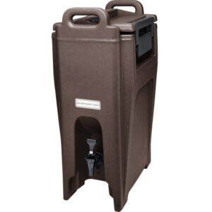 DISPENSADOR TERMICO DE BEBIDAS CAMBRO 5.25 GALONES / 19.87 lts, 16 3/4 x 11 3/4 x 26 5/8 COLOR CAFE
