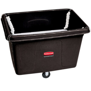 Contenedor de 396L plataforma con resorte color negro FG461100BLA RUBBERMAID