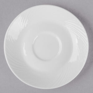 PLATO PARA TAZA DE 14.8 CM MARCA WORLD MODELO ORBIS BO-1162 (36 PIEZAS POR CAJA)