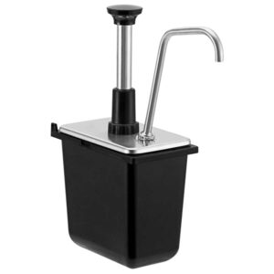 BOMBA DISPENSADORA DE CONDIMENTOS 1 OZ CONTENEDOR DE 1/9 DE 1.8 LTS