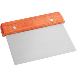 RASPADOR 6 x 4 1/4PG ACERO INOX/MANGO DE MADERA