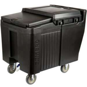CARRO PARA TRANSPORTAR HIELO 125 LB ICS125L110 CAMBRO COLOR NEGRO (SOBRE PEDIDO)