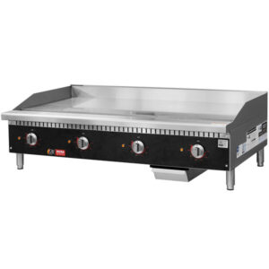 PLANCHA ELECTRICA 48 PG (122 CM) USO RUDO GU-CPG-48-M MEDIDA: 47 5/8 X 29 X 15 9/16 PG DE 12,000W / 16,000W, 208 / 240V MARCA COOKING PERFORMANCE