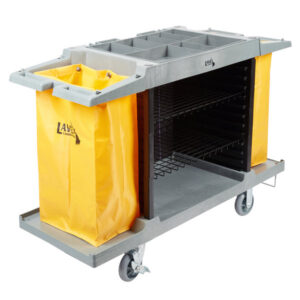 CARRO PARA AMA DE LLAVES DE TRES REPISAS CON BOLSAS Y COMPARTIMENTOS DE ALMACENAJE MEDIDAS: 59 X 21 X 38 PG