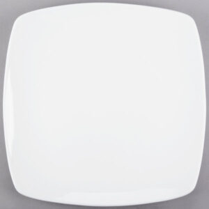 PLATO Cuadrado DE 27.9 cms LINEA: Porcelana MARCA:World Tableware MOD:840-470S (12 piezas por caja)