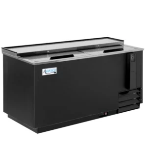 REFRIGERADOR HORIZONTAL PARA BOTELLAS 17.5 PIES MOD. HBB-65-HC MEDIDAS: 64 1/2 X 28 X 34 1/4 PG, 115V MARCA AVANTCO, TEMP. 33 - 40?F, 115V; 1/4 hp; 1.1 Amps, 666 BTU,