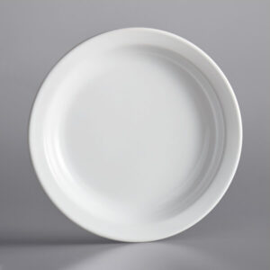 PLATO Redondo DE 21 cms LINEA: White narrow rim Porcelana MARCA: ACOPA (caja de 36 piezas)