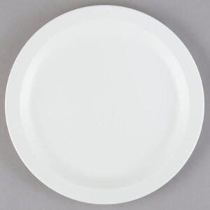 PLATO TRINCHE 9 PG COLOR BLANCO 9CWNR148 NARROW RIM CAMBRO (PRECIO POR 48 PIEZAS)