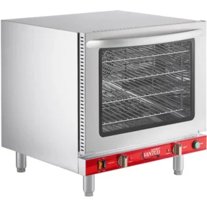 HORNO DE CONVECCION ELECTRICO MEDIO CO-32M LARGO 23 ANCHO 22 ALTO 20 PG DE 2.3 PIES, 208/240V, 2100/2800W, DE 4 PARRILLAS CON INJECCION DE VAPOR