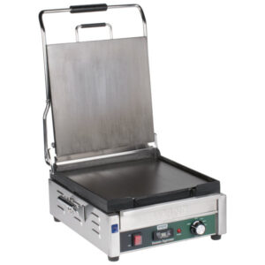 PANINI GRILL CON PARRILLAS LISAS WFG275T MARCA WARING 14 X 14 PG AREA DE COCCION, 120V, 1800W