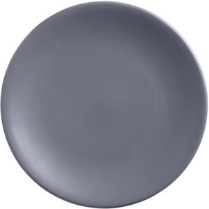 PLATO Coupe Redondo DE 27.9 cms LINEA: Driftstone MARCA:World Tableware MOD:DRI-3-G Color Granito (12 piezas por caja p/u)