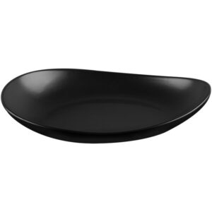PLATO Ovalado DE 20 x 21 cms LINEA: Driftstone MARCA:World Tableware MOD:DRI-7-O Color Negro Satin Onyx (12 piezas por caja p/u)