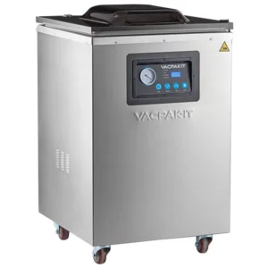 EMPACADORA AL VACIO MCA. VacPak-It VMC20F CON DOBLE BARRA SELLADORA 20 PG Y BOMBA DE ACEITE 120V, 1180W
