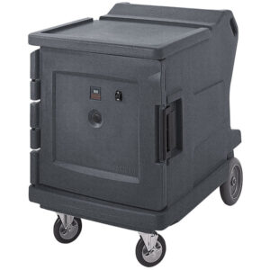 Caja Electrico para Mantener Calientes los Alimentos 110 V Para 12 Insertos Enteros de 2.5 pg Color Gris Granito CMBH1826LC191 Cambro