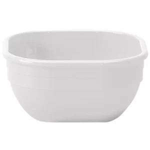 TAZON CUADRADO 9 OZ 10CW148 POLICARBONATO BLANCO CAMBRO (PRECIO POR CAJA 48 PIEZAS)