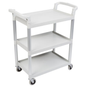 CARRO DE SERVICIO DE PLASTICO 32 7/8 x 16 1/4 x 38 PG GRIS CAMBRO