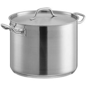 OLLA DE INDUCCION 24 QT (22.7 LTS) USO RUDO ACERO INOXIDABLE MARCA VIGOR