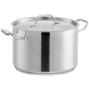 OLLA DE INDUCCION 12 QT (11.35 LTS) USO RUDO ACERO INOXIDABLE MARCA VIGOR