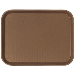 CHAROLA DE SERVICIO 14 X 18 PG COLOR CAFE MARCA CAMBRO 1418FF167 (CAJA CON 12 PIEZAS P/U)