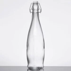 BOTELLA CON TAPON HERMETICO 32 OZ (950 ML) CRISTAL (PRECIO POR CAJA DE 6 PIEZAS)