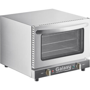 HORNO DE CONVECCION ELECTRICO COE3Q DE 12 V, 1440W CAPACIDAD DE 3 CHAROLAS DE 9 1/2 x 13 PG MEDIDA GENERAL: 18 3/4 X 18 X 15 PG MARCA GALAXY