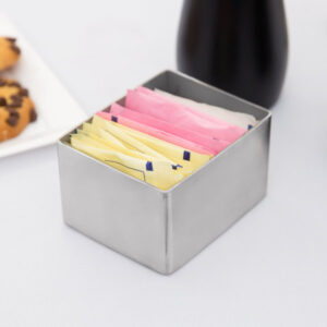 AZUCARERA PORTA SOBRE DE ACERO INOX 3 1/4 x 2 1/2 PG TABLECRAFT