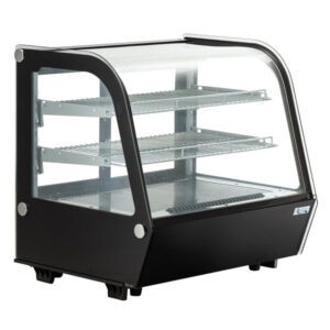 VITRINA REFRIGERADA CURVA PARA MOSTRADOR 3.1 PIES CUBICOS 27 3/5 X 22 2/5 X 27 PG MODELO BCC-28-HC AVANTCO