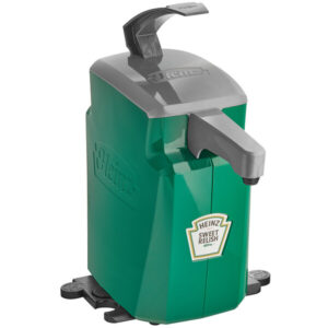 DISPENSADOR DE CONDIMENTOS CON BOMBA VERDE CLARO HEINZ 1.5 GALONES