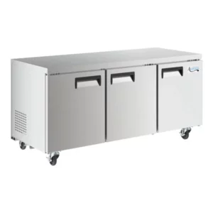 REFRIGERADOR BAJO BARRA 3 PUERTAS ACERO INOX 71 1/2 X 29 1/2 X 35 1/4 PG AVANTCO