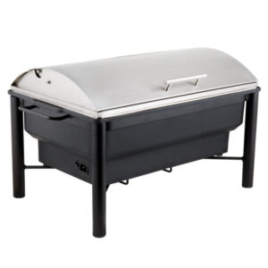 CHAFER ELECTRICO ENTERO 8 QT CON TAPA RETRACTIL DE ACERO 900W MEDIDAS: 16 1/2 X 16 1/2 X 14 PG ACOPA