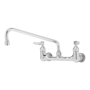 Llave mezcladora de pared con cuello recto de 30cm, fijado a zoclo del mueble 20cm Marca: T & S Brass Modelo: B-0231