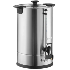 CAFETERA 100 TAZAS CU100ETL PERCOLADORA ACABADO EN ACERO INOXIDABLE Y LLAVE DISPENSADORA, MEDIDAS GENERALES: 14 X 11 X 19 PG, 120 V - 1500 W MARCA AVANTCO