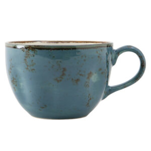 TAZA CAFE 10.5 OZ (310 ML) GEODE AZURE TUXTON (PRECIO POR 24 PIEZAS)