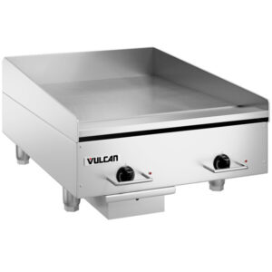 PLANCHA ELECTRICA 60 CM CONTROLES TERMOSTATICOS DE 480 V DE 3 FASES, 10.8 KW MEDIDA: 24X31 1/2 X 15 1/4 PG MARCA VULCAN