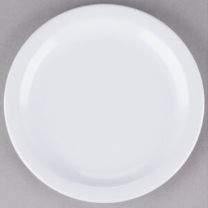 PLATO EXTENDIDO 7 1/4 PG MELAMINA BLANCO DALLAS CARLISLE (PRECIO POR 48 PIEZAS)