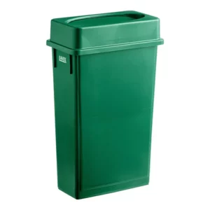 CONTENEDOR RECTANGULAR 23 GAL CON TAPA COLOR AZUL LAVEX