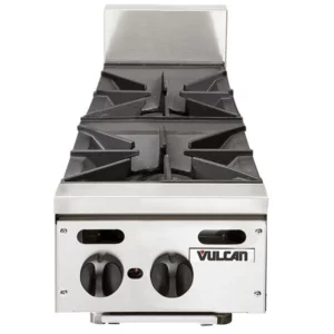 PARRILLA DE 2 QUEMADORES EN ACERO INOXIDABLE 60,000 BTU GAS NATURAL MEDIDAS: 12 X 31 3/8 X 16 5/8 PG MARCA VULCAN