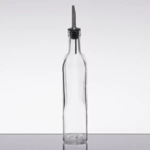 DISPENSADOR DE VIDRIO PARA ACEITE DE OLIVA 16 oz CON DOSIFICADOR (PRECIO POR 12 PIEZAS)