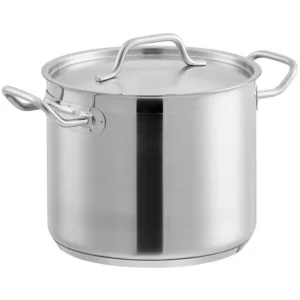 OLLA DE INDUCCION 8 QT (7.57 LTS) USO RUDO ACERO INOXIDABLE MARCA VIGOR