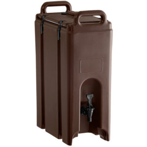 CONSERVADOR ISOTERMICO PARA LIQUIDOS 4.75 GAL. CAMBRO COLOR CAFE