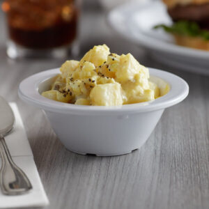 TAZON FRUTERO DE MELAMINA 5 OZ (DIAM 11.73 CM) COLOR BLANCO NARROW RIM FOUNDATIONS ACOPA (PRECIO POR 12 PIEZAS)