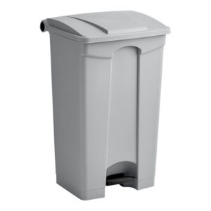 CONTENEDOR DE BASURA 23 GAL (92 QT) RECTANGULAR CON PEDAL COLOR GRIS LAVEX