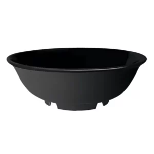 PLATO BOWL 32 OZ MELAMINA NEGRA ELEGANCE MARCA GET (PRECIO POR 12 PIEZAS)